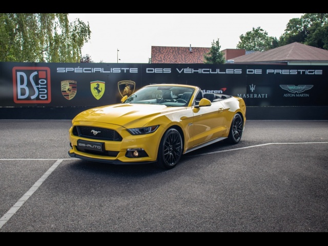 FORD Mustang Cab GT 5.0 V8 421ch BVM6 + 1ère main + 7200km seulement !